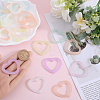 50Pcs Luminous Acrylic Bead Frame OACR-SP0001-09-3