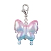 Acrylic Butterfly Pendant Decorations HJEW-JM01594-03-1