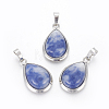 Natural Sodalite Pendants G-L512-C05-1