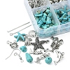 DIY Sea Style Dangle Earring Making Kit DIY-FS0003-81-3