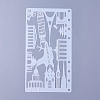 Plastic Drawing Painting Stencils Templates DIY-WH0143-18O-2