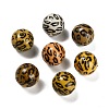 Printed Opaque Acrylic Beads SACR-F015-01A-1