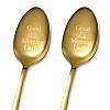 Stainless Steel Spoons Set AJEW-WH0253-013-1