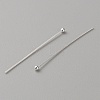 925 Sterling Silver Ball Head Pins STER-WH0019-07D-2