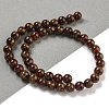 Synthetic Gold Clinquant Stone Beads Strands G-P549-A01-01C-3