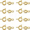 Unicraftale PVD Vacuum Plating 304 Stainless Steel Spring Ring Clasps STAS-UN0006-31G-1