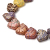 Painted Glass Beads Strands GLAA-Z021-10-3