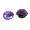 Natural Amethyst Cabochons G-H1596-FR-25mm-11-2