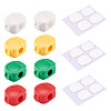 16Pcs 4 Colors PP Plastic Cable Organizers Clips Holder AJEW-TA0003-67-2