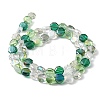 Electroplated Glass Beads Strands EGLA-A048-01A-02-4