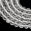 Natural Quartz Crystal Beads Strands G-C280-B14-6mm-4