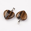 Natural Tiger Eye Pendants LS-G-G956-B01-FF-2