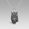 Vintage 304 Stainless Steel Animals Pendant Necklaces for Men WG6A848-03-1