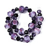Handmade Silver Foil Glass Beads Strands FOIL-N029-08-2