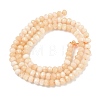 Dyed Natural Malaysia Jade Rondelle Beads Strands G-E316-2x4mm-36-5