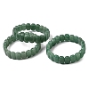 Natural Green Aventurine Beaded Stretch Bracelets for Women Men BJEW-D461-02D-2