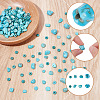 280Pcs 4 Styles Dyed Natural Magnesite and Synthetic Turquoise Beads G-SC0003-86-6