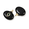 Natural Black Onyx(Dyed & Heated) Pendants LS-KK-B157-42H-10-2