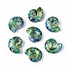 140Pcs Electroplate Glass Charms EGLA-T029-05D-1