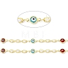 Handmade Eco-friendly Brass Flat Round & Oval Link Chain CHC-E023-27G-01-4