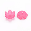 Frosted Acrylic Bead Caps X-MACR-S371-07A-2
