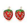 304 Stainless Steel Enamel Pendants X1-STAS-T068-05A-1