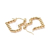 Ion Plating(IP) 304 Stainless Steel Hoop Earrings for Women EJEW-F287-06G-2