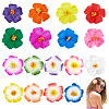 17Pcs 17 Colors Flower EVA Alligator Hair Accessories PHAR-PH0001-23-6