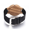 Zebrano Wood Wristwatches WACH-H036-07-4