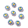 Baking Paint Glass Enamel Beads LAMP-K039-34F-1