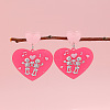 Acrylic Stud Earrings FS-WG4C131-02-1