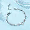 201 Stainless Steel Link Bracelets BJEW-JB12936-1