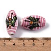Oval Handmade Lampwork Beads  LAMP-G137-D07-3