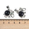 Synthetic Blue Goldstone Pendants G-I374-A-P06-3