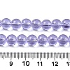 Transparent Glass Beads Strands GLAA-T032-T8mm-01-2