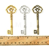 6Pcs 3 Colors Tibetan Style Zinc Alloy Big Pendants FIND-FS0002-55-5