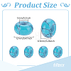 60Pcs Synthetic Turquoise Beads TURQ-PH0001-14B-2