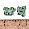 Hand Painted Butterfly Porcelain Beads PORC-Q006-04A-3
