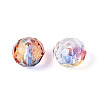 Baking Paint Transparent Glass Beads X1-GLAA-N011-10mm-01-2