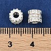 Brass Micro Pave Cubic Zirconia Beads KK-I719-21S-3