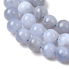 Natural Blue Lace Agate Beads Strands G-G346-A01-8mm-4