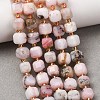 Natural Pink Opal Beads Strands GG-CBAC972-A15-01-1