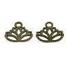Tibetan Style Alloy Charms TIBEP-36884-AB-NR-1