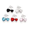 Alloy Rhinestone Pendants PALLOY-T092-24P-1
