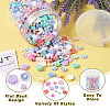 Craftdady 700Pcs 7 Styles Opaque Resin Cabochons CRES-CD0001-07-7