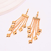 Brass Leverback Earrings for Women VY6617-3