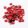 Plastic Paillette Beads PVC-A001-6mm-07-1