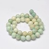 Grade B Natural Amazonite Round Bead Strands G-M296-05-6mm-2