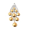 Two Tone 304 Stainless Steel Big Pendants X-STAS-B120-01GP-03-1