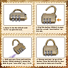 1Pcs Vintage Wooden Jewelry Treasure Chest Packaging Boxes for Trinkets CON-TW0001-06-5